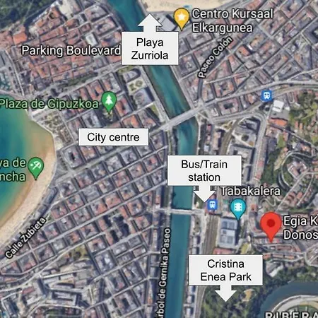 Céntrico, Junto A Estación De Bus/tren, Y Playas Appartamento