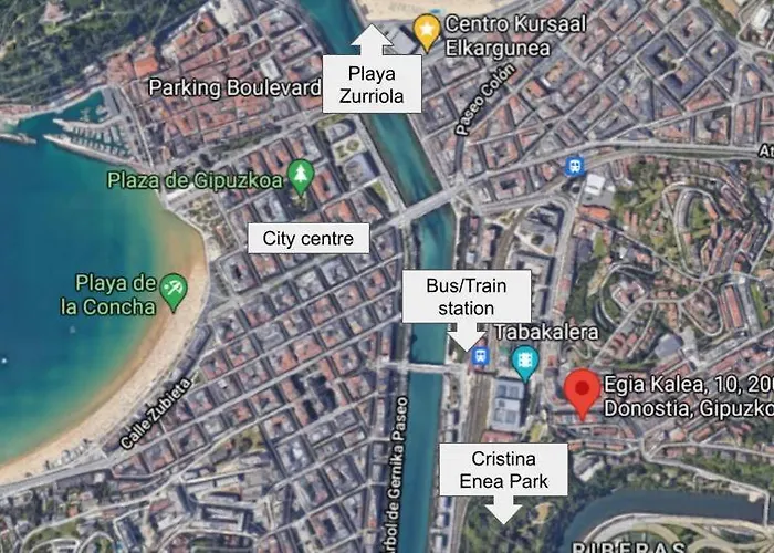 Centrico, Junto A Estacion De Bus/tren, Y Playas Apartment